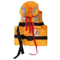 기타 KOMSA인증 선박용 형식승인 조끼형 HS-9 어린이용 구명조끼, Yellow