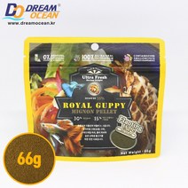 울트라프레쉬 로얄구피 66g 구피사료 구피치어 치어먹이 열대어사료 테트라 천연재료, 1개
