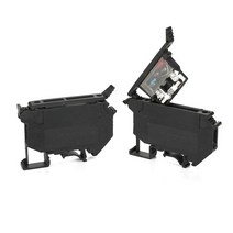 호환 Din 레일 단자대 10 개 UK-5-HESI 검정색 커넥터 나사 퓨즈 단자대 커넥터 나사 퓨즈 홀더 도체, [03] 220V LED light, [02] 1A