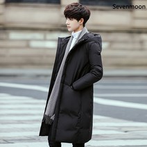 Sevenmoon 오리털 롱패딩 남자 오리털 패딩