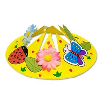 종이접시의 무한변신 숲속모자만들기 미술재료 유아미술 어린이집수업 집에서하는놀이