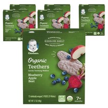 거버 티서스 젠틀 티씽 웨이퍼 4g, 72개입, 블루베리 + 사과 + 비트