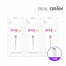 [KT알파쇼핑][리얼그램] 화이링워터W 석류맛 3박스(30회분)+보틀증정, 상세페이지참조, 화이링워터W 3개