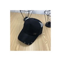 여자용 야옹 블랙 화이트 핑크 모자 고양이 귀 야구모자 반지와 레이스 다이아몬드 귀여운 소녀 모자 여름 을