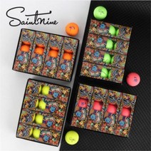 파비온골프 세인트나인 Q soft 칼라 무광 3피스 골프공 1더즌, 무광 오렌지/1더즌