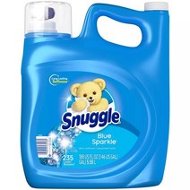 스너글 대용량 섬유유연제 블루 스파클 고농축 235 회 분량 5.55 L Snuggle203454