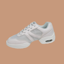 알롱제 A1 재즈 라인댄스화 방송댄스 줌바 에어쿠션 운동화 에어쿠션, 255, 화이트