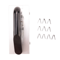 U타입 블레이드 휠 비닐 그루버 바닥 홈 슬롯 풀 핸드 도구 PVC 용접 플라스틱 키트, 01 Black Silver