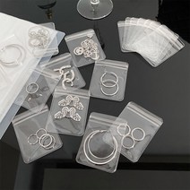 악세사리 미니 지퍼백 쥬얼리 포장 투명 소분팩 20p 악세사리 보관 포장, 악세사리 지퍼백 20p