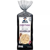 [미국직배송]퀘이커 라이스 케이크 100% 통곡물 글루텐프리 [맛선택] Quaker Rice Cakes Whole Grain, 에브리띵 시즈닝 168g