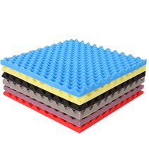 MEKAPEN 방음 계란판 스펀지 방음재 흡음재 차음재 흡차음세트 50*50cm 10개, 블랙, 2cm(비접착식)10개, 1개