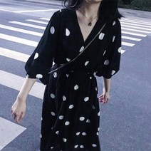 브라이덜샤워 원피스 빅사이즈 Chubby Large Size Women39s Clothing SpringSummer New MidLength Dress for Plump Girls