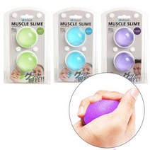 코어블레이드 841CB6LC-6872 머슬슬라임 악력강화 (볼타입), 미들타입-블루