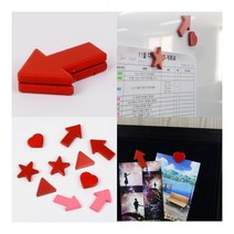 디자인 자석 2P 별 마그네트자석 메모자석, 하트