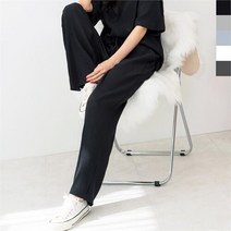 셀러허브(잡화) 여자 집앞 아코디언 이지 스트레이트팬츠 팬츠