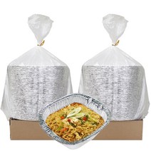 삼아 일회용 알루미늄 은박 냄비 한강 라면용기 100개, 1개입