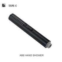 해바라기 수전 욕실 욕조 거위 목 샤워기 수전 싱크대 세면대 주방 벽 장착 매트 블랙, c 핸드 샤워만