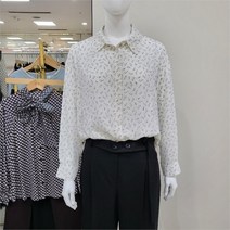 SI Si DP01 나염 앞셔링 꼬임 쉬폰 블라우스 SFBAI2413 (8991208)