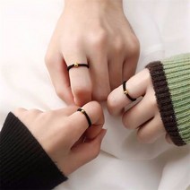 불교반지 남자은반지 불교 수제 티베트어 반지 조정 가능한 블랙 레드 꼰 로프 럭키