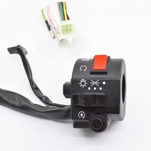 전동킥보드 경적스위치 킥보드깜빡이오토바이 핸들 바 스위치 어셈블리 스즈키 GS125 GN125 GS GN 125 용, 01 Right