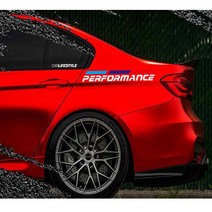 BMW 퍼포먼스 사이드 미러 스티커 M 튜닝 스티커 BMW 스티커, 2. 퍼포먼스 사이드 미러 스티커 화이트