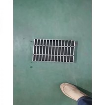 그레이팅 배수로 집수정 신발발판 용융 아연 도금 강철 격자 계단 단계 플레이트 하수구 커버 세차장 바닥 스테인레스 스틸, 01.하얀색