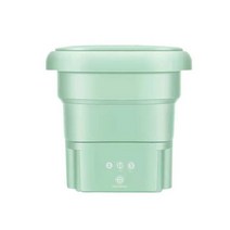 미니짤순이 접이식 휴대용 미니 세탁기 의류 양말 속옷 원심 여행용, Green EU