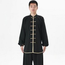 무술복 도복 주짓수 태권도 유니폼 태극권 쿵푸 중국 전통 의류 긴 소매 무술 남자 쿵후 정장 운동복