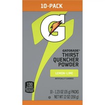 게토레이 썰스트 퀜처 파우더 스틱 레몬 라임 맛 350g, 1개