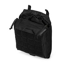 5.11 Tactical 유니 플렉스 택메드 파우치 지퍼 포켓 부착 가능한 가방 스타일 56662, 1 SZ, Black