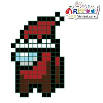 아트툴 산타 디폼블럭 우주마피아 8mm/10mm 캐릭터 자체제작 1대1도안, 9mm, No.9_빨강_산타