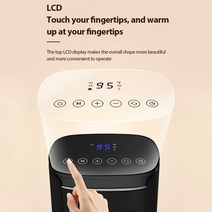 무시동 오방 전기 발 난로 인버터 가정용 1500W 전기 히터 난방 팬 에너지 절약 저소비 침실, 03 Black Controller_04 AU