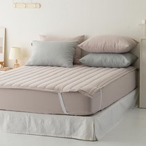 세미 마이크로 밴드고정 침대패드 6color SS/Q/SK, 06_베이비핑크