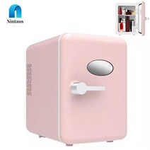 닝타우스 초소형 화장품 무소음 미니 냉장고 6L, PA1-12L(핑크색)