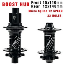 ARC 009 부스트 허브 15x110 12x148 10x141 MTB 부스트 허브 32 홀 큐브 마이크로 스플라인/Sram XD 12 단 사이클 휠 림 허브 HG 포함, Micro Spline 12V 32H, CHINA