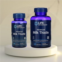 라이프익스텐션 어드밴스드 밀크씨슬 120 60 소프트젤 실리포스 실리빈 파이토솜, 30정(1인기준 30일치)