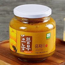 유기농 유자차 1kgx4병, 없음