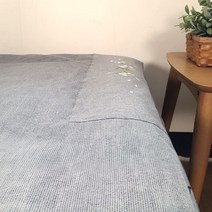 숯 라인 목화솜요(퀸) 황토가 요매트