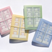 데코포켓 파일 앨범 바인더 보관 수납 인생 네컷 4컷 사진 스티커 6컷 -735056NH, 딜라이트몰 그린
