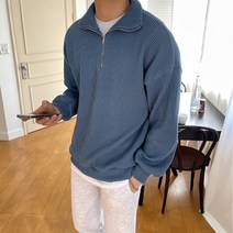 조군샵 조군샵 제이닌 골지 반집업 니트티_T6833