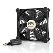 일본정품 3. AC Infinity MULTIFAN S4 저소음 140mm USB Fan 냉각 팬 UL 완료 수신기 DVR 플레이스테이션, One Size_One Color, 상세 설명 참조0, 상세 설명 참조0