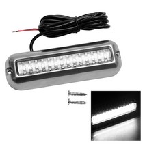 LED Marine Light IP68 방수 보트 Transom Light 42 LED 요트 스포트라이트, 하얀색