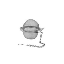 스테인레스 스틸 차 Infuser Sphere 잠금성 향신료 차 볼 스트레이너 메쉬 필터, S