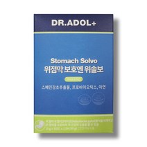 닥터아돌 위솔보 30포 3박스 위건강 감초추출물 아연 프로바이오틱스 위점막 274168, 1개, 90g