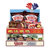 자이언츠 x 간식자판기 과자 선물세트, 중형 스낵 6p + 소형 스낵 3p, 5개