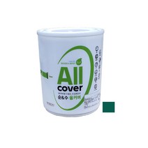 노루페인트 순앤수 올커버 1L 친환경페인트 목재 벽지 벽면, 다크그린(반광)