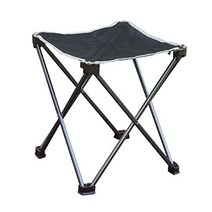 옥외 의자 의자 의자 접는 경량 360g 내하중 80Kg 티타늄 스툴 수납 봉투 첨부 캠프86217