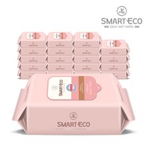 스마트에코 휴대용 물티슈 안단테 20매 리필형X20팩, 20개, 단품없음