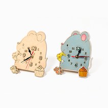 민화샵 교육용 시계만들기 무브먼트, 쥐 UDPWD0483