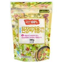 [퀴클리몰] 국내산 냉동 된장찌개용 야채믹스 380g, 1개
